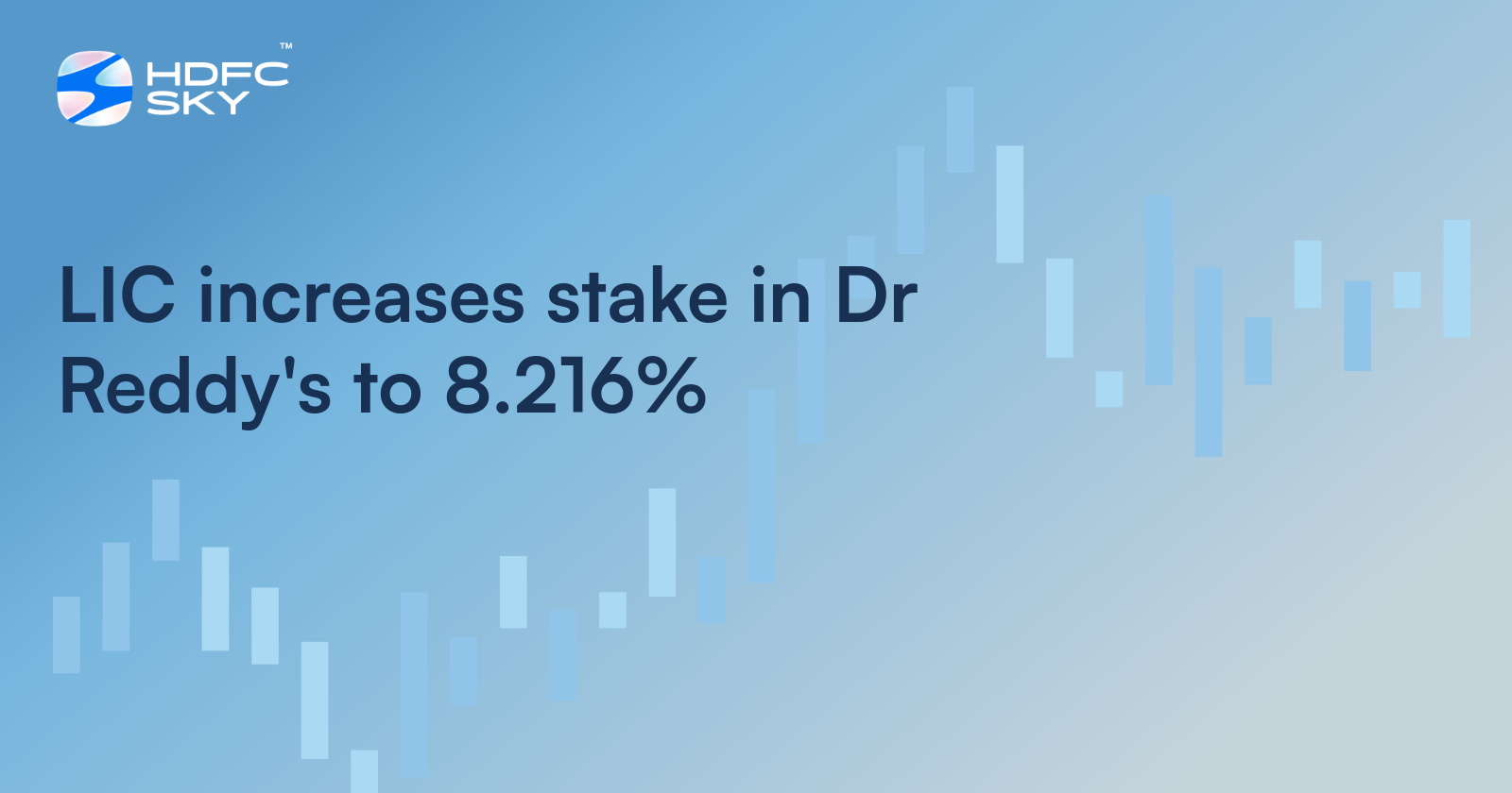 LIC Increases Stake In Dr Reddy's To 8.216%