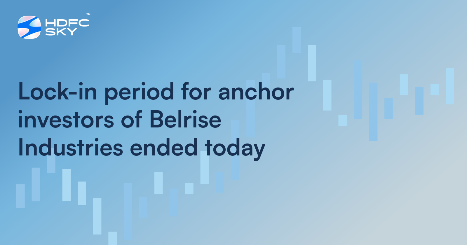 Lock-in Period for Anchor Investors of Belrise Industries Ended Today