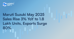 Maruti Suzuki’s May Sales Up by 3.2%