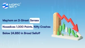 Mayhem on D-Street: Sensex Nosedives 1,000 Points, Nifty Crashes Below 24,850 in Broad Selloff