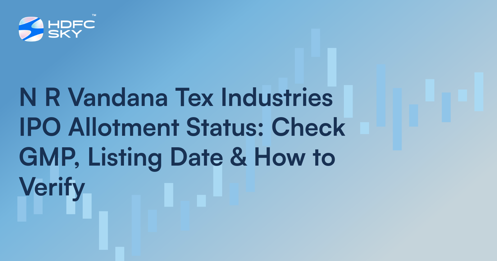 N R Vandana Tex Industries IPO Allotment to Take Place Today