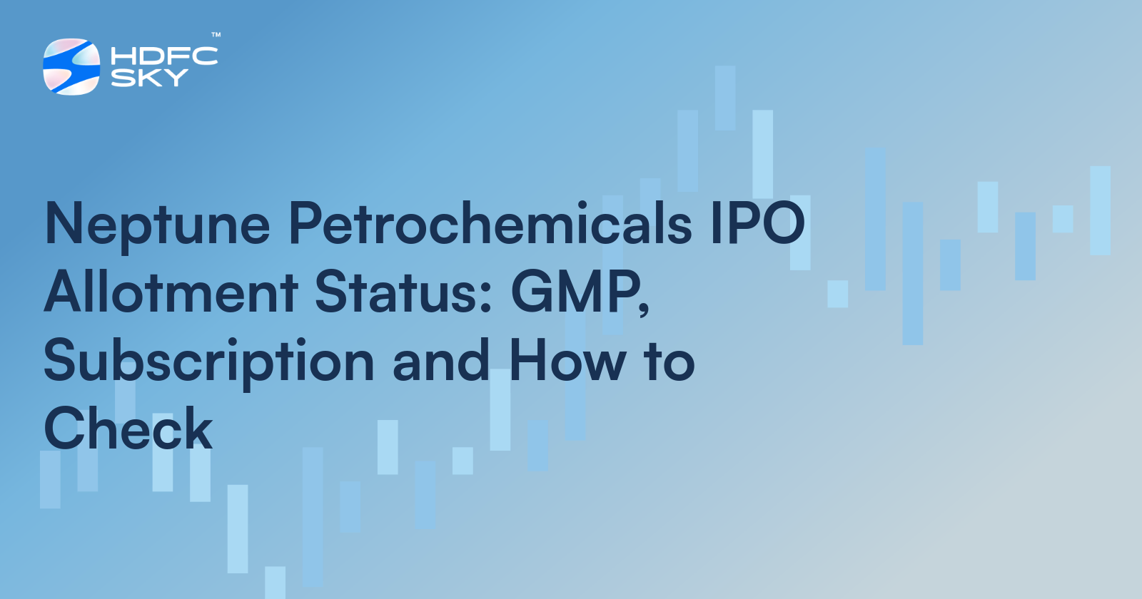 Neptune Petrochemicals' IPO Allotment to Take Place Today