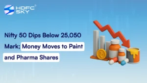 Nifty 50 Dips Below 25,050 Mark; Money Moves To Paint And Pharma Shares