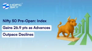 Nifty 50 Pre-Open: Index Gains 26.9 pts as Advances Outpace Declines