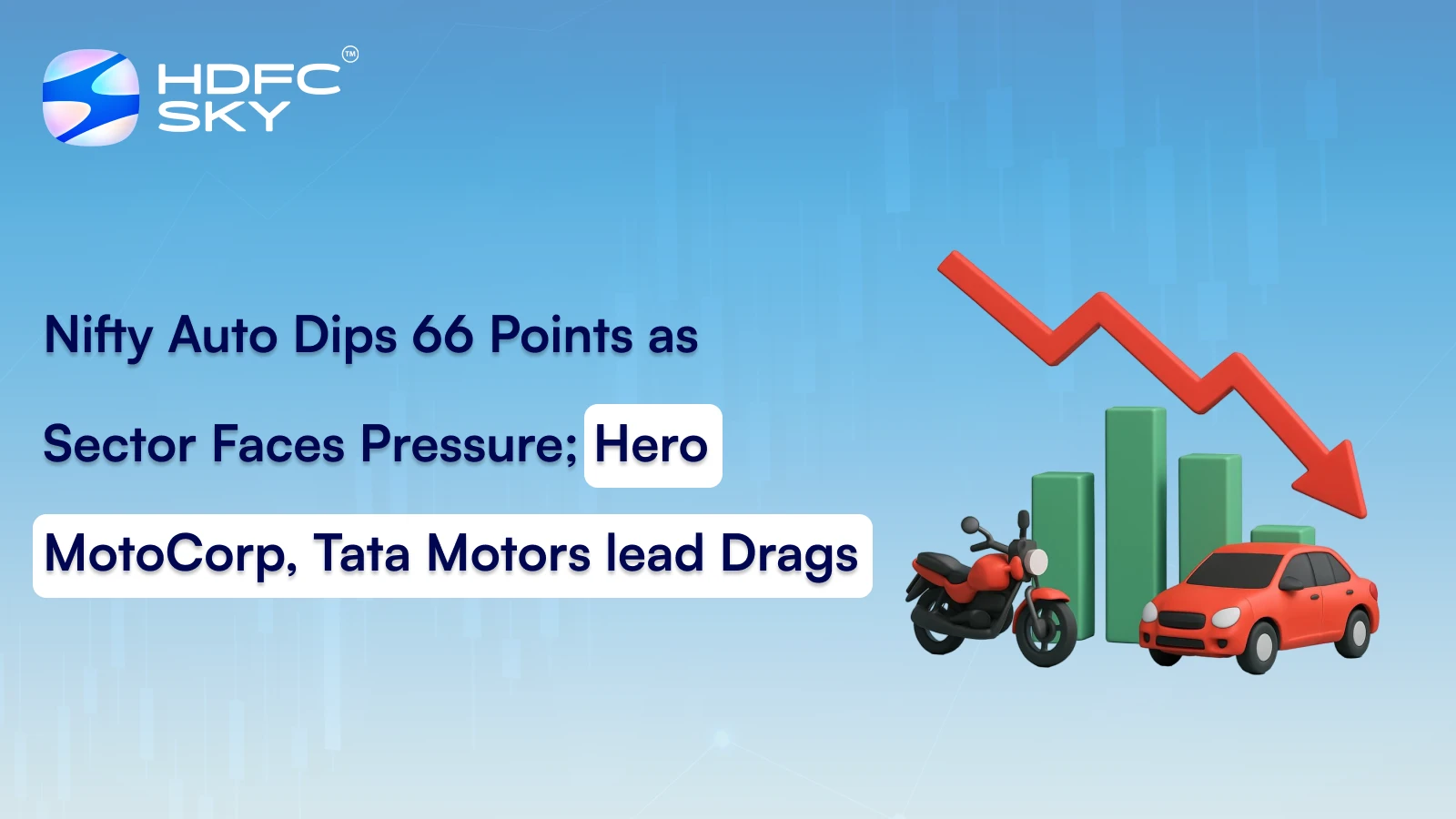Nifty Auto Dips 66 Points as Sector Faces Pressure; Hero MotoCorp, Tata Motors lead Drags
