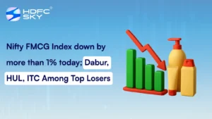 Nifty FMCG Index Down By More Than 1% Today; Dabur, HUL, ITC Among Top Losers