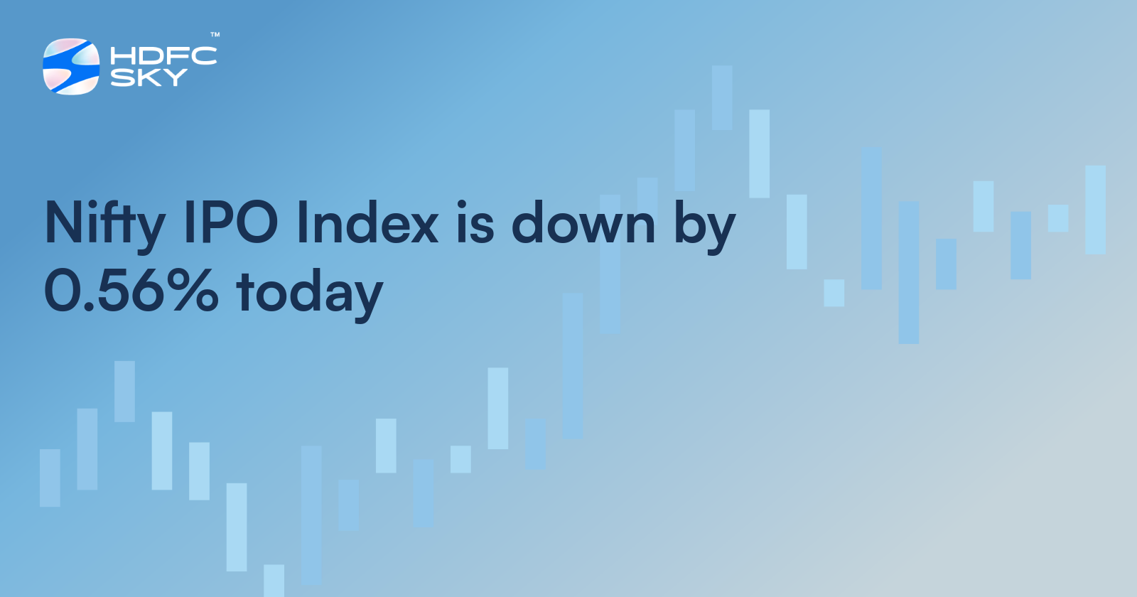 Nifty IPO Index Is Down by 0.56% Today