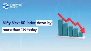 Nifty Next 50 Index Down by More Than 1% Today