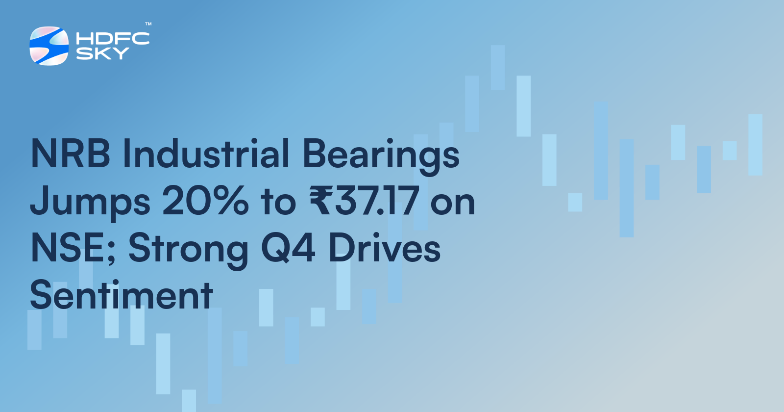 NRB Industrial Bearings' Stock Price Up By 20% Today