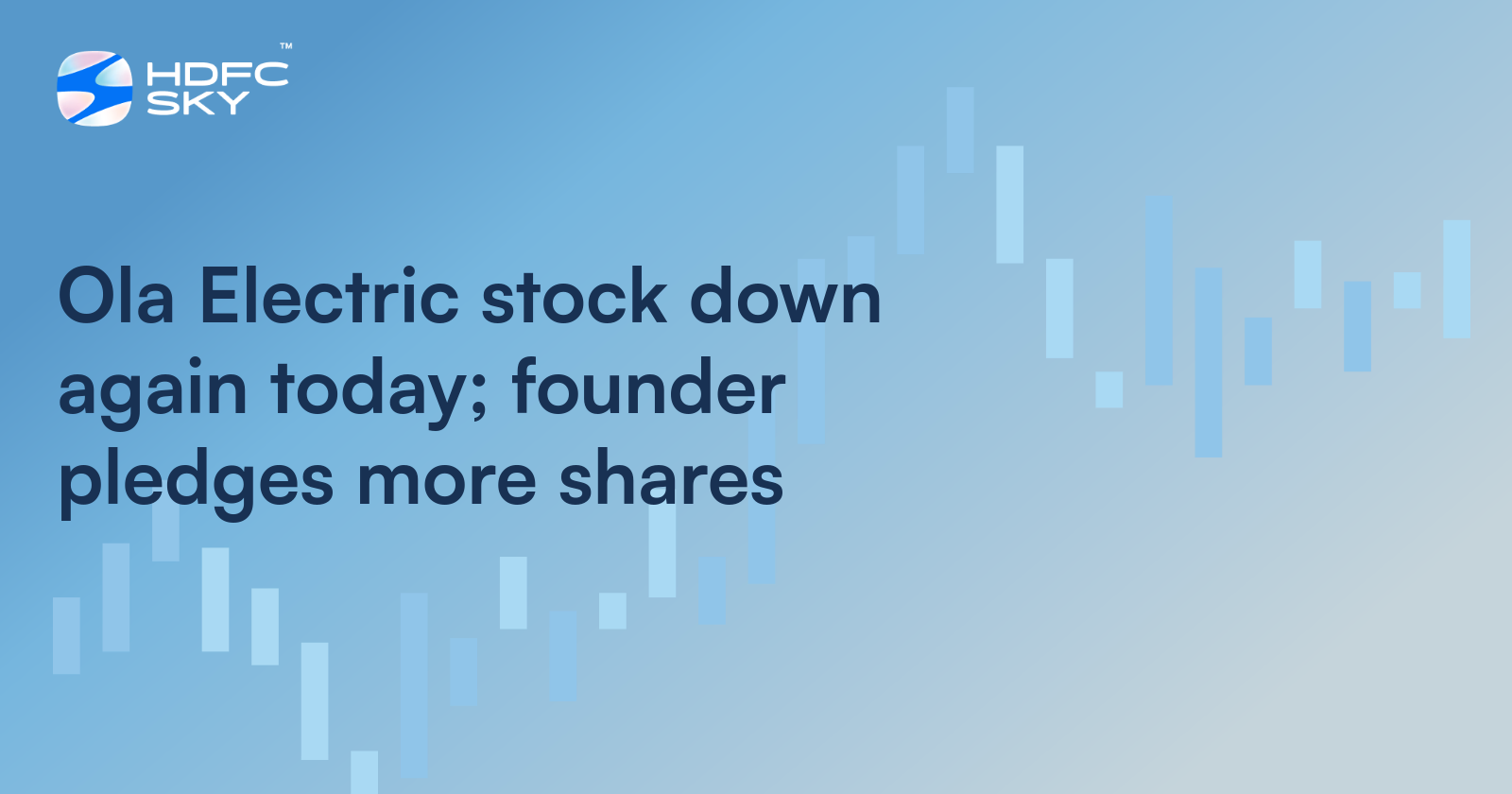 Ola Electric Stock Down Again Today; Founder Pledges More Shares