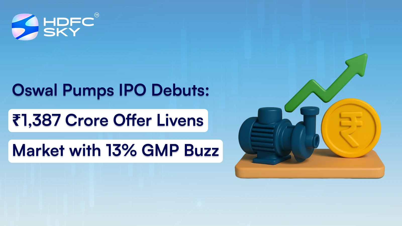 Oswal Pumps IPO Debuts: ₹1,387 Crore Offer Livens Market with 13% GMP Buzz