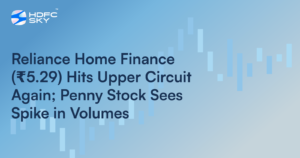 Reliance Home Finance Stock Up By 4.96% Today
