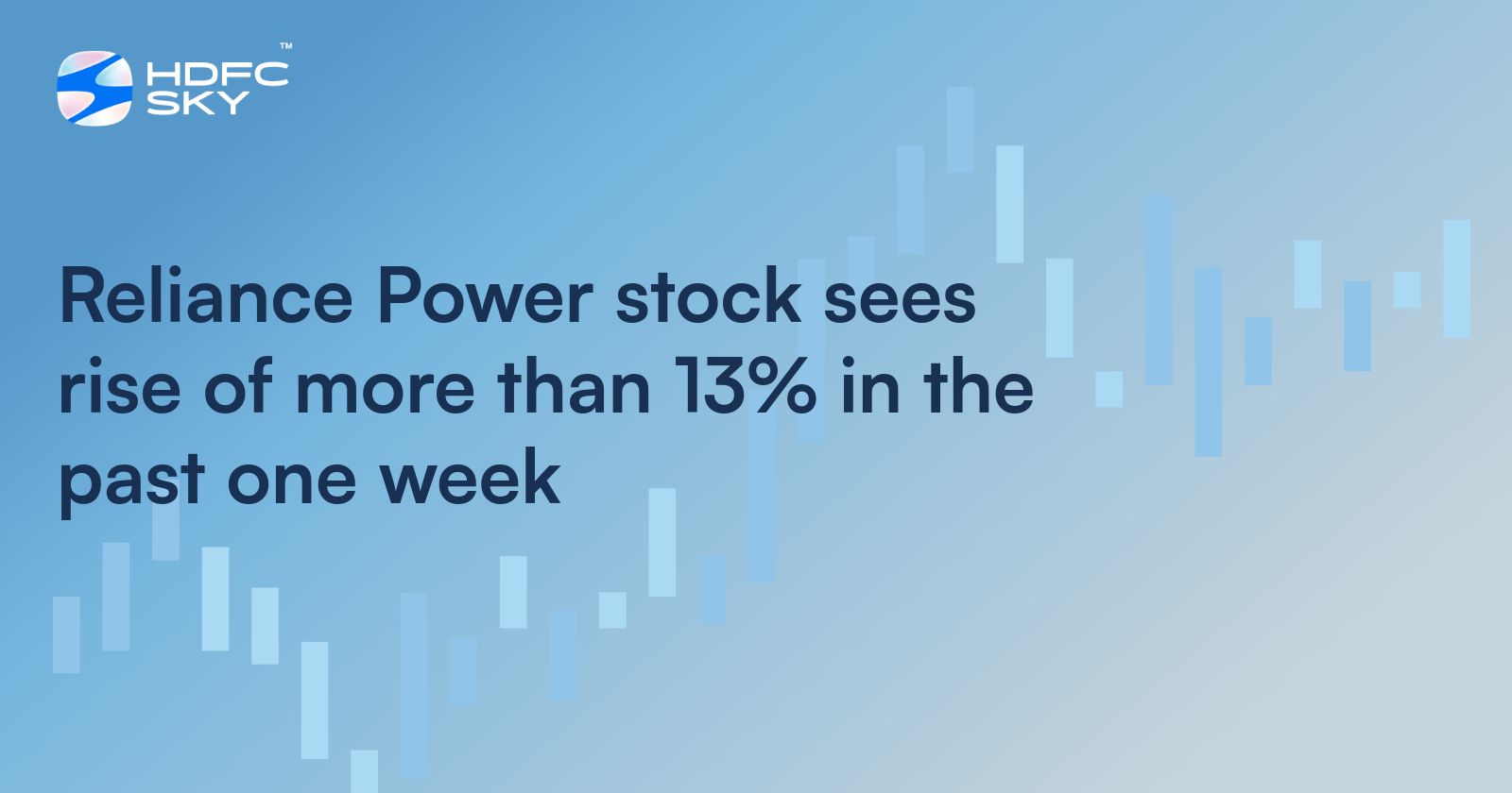 Reliance Power Stock Sees Rise Of More Than 13% In The Past One Week