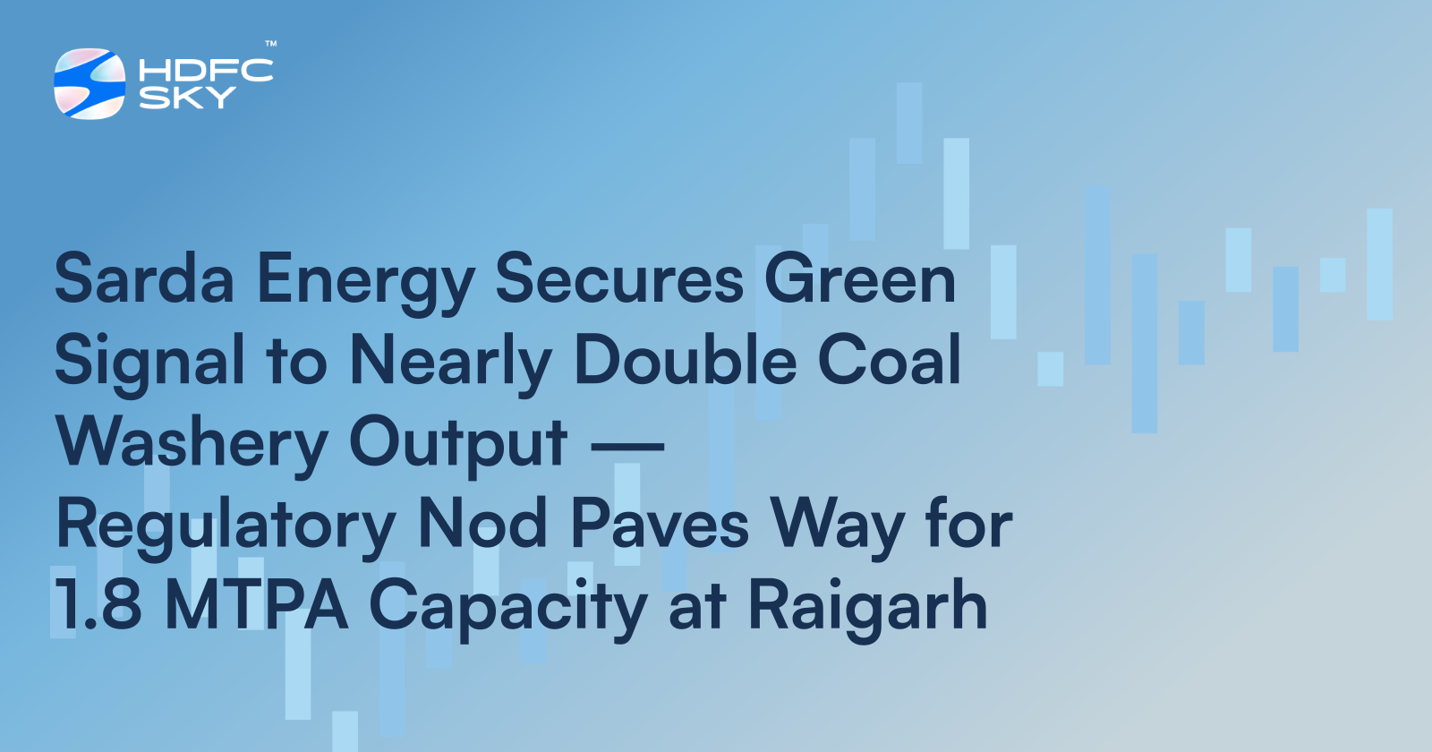 Sarda Energy Gets Approval for Expansion of Its Coal Washery Capacity