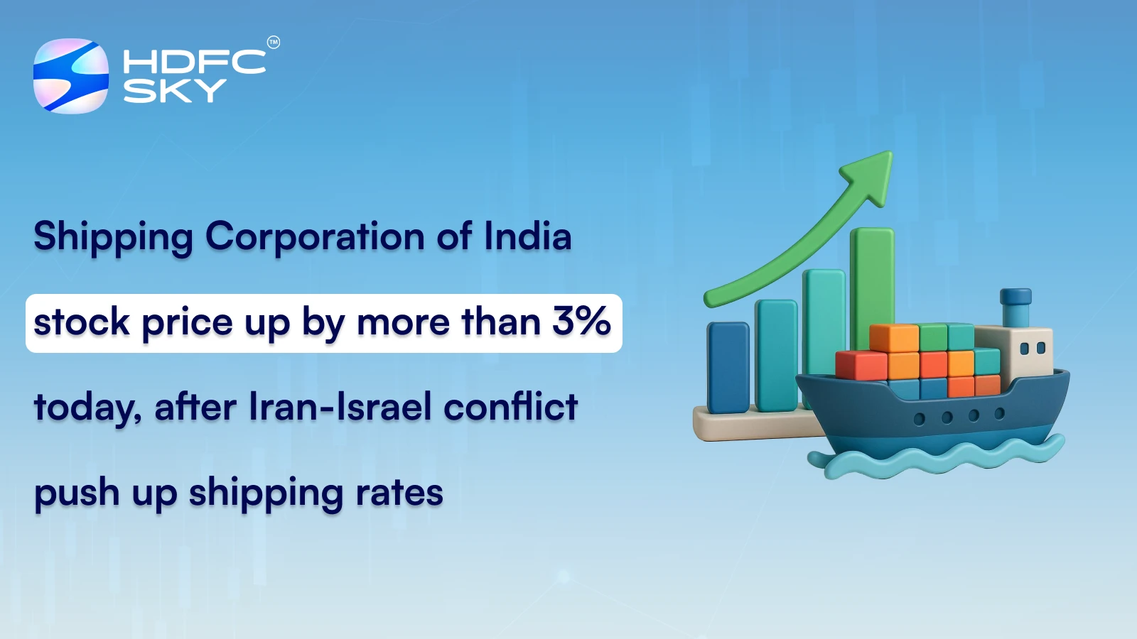 Shipping Corporation Of India Stock Price Up By More Than 3% Today, After Iran-Israel Conflict Push Up Shipping Rates