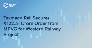 Texmaco Rail gets ₹122.31 Crore Order from MRVC