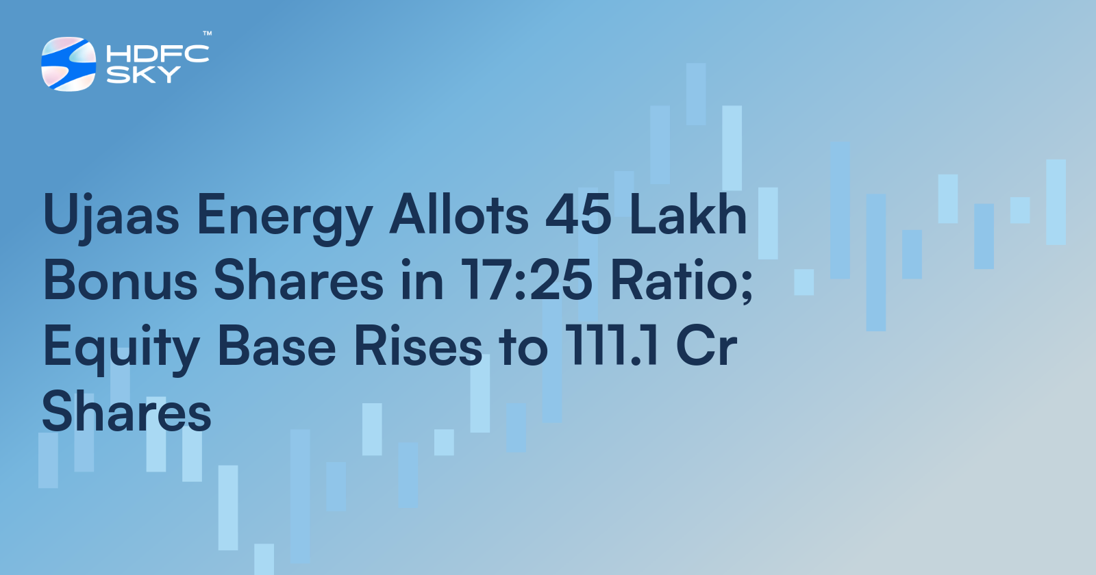 Ujaas Energy Issues Bonus Shares