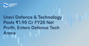 Uravi Defence & Technology's profit in FY25 at Rs 1.95 crore