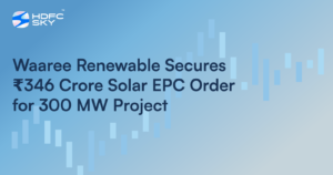 Waaree Renewable Gets Rs 346 Crore Order