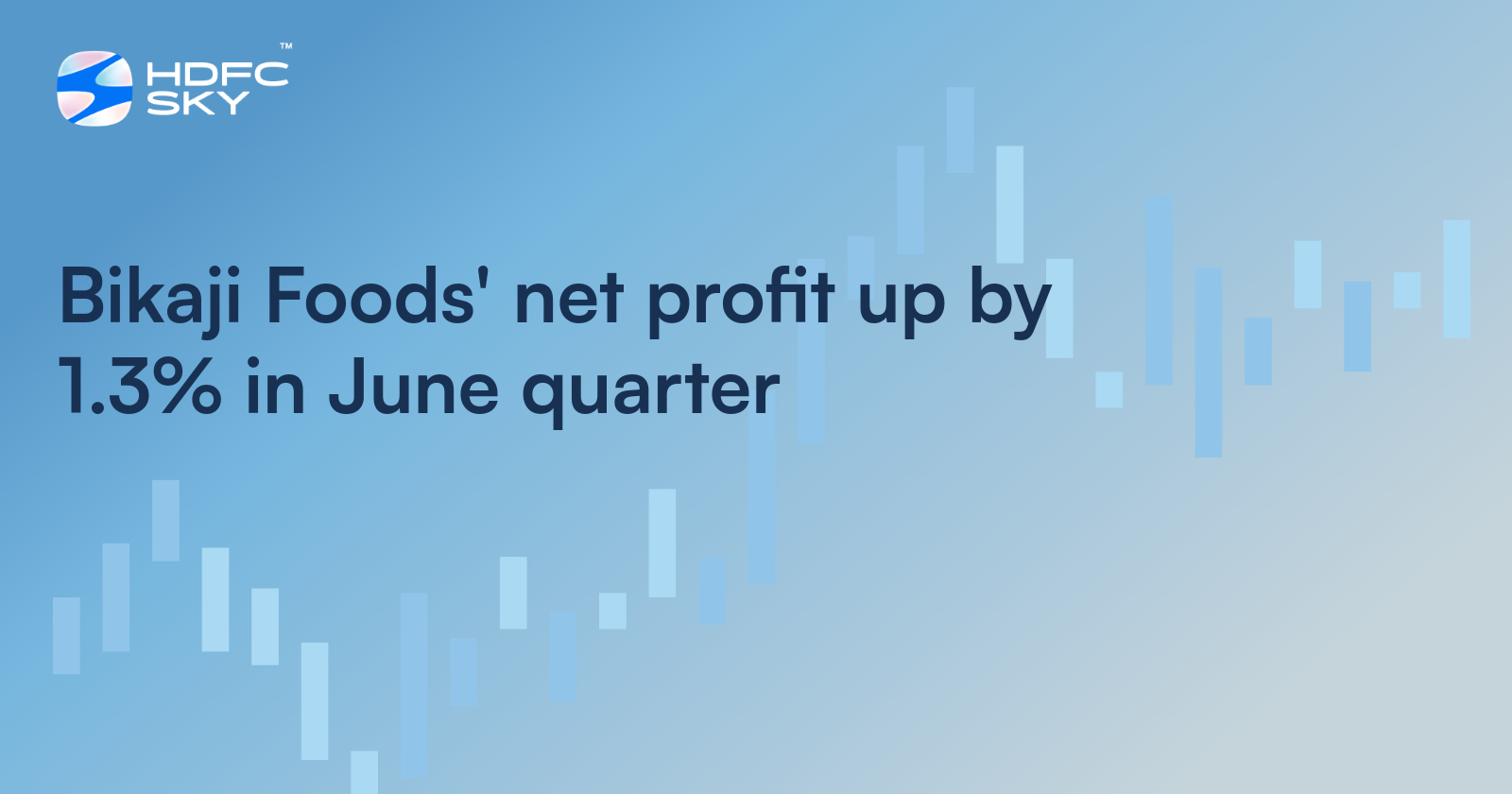 Bikaji Foods’ Net Profit Up by 1.3% in June Quarter