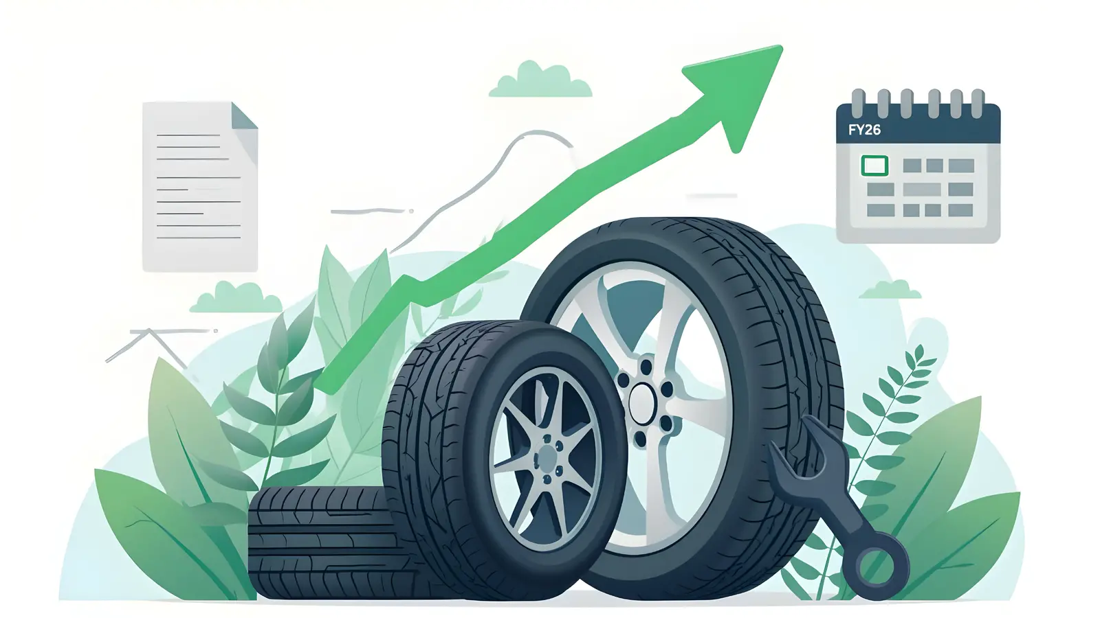 Domestic Tyre Industry To Grow by 7–8% in FY26, Forecasts Crisil