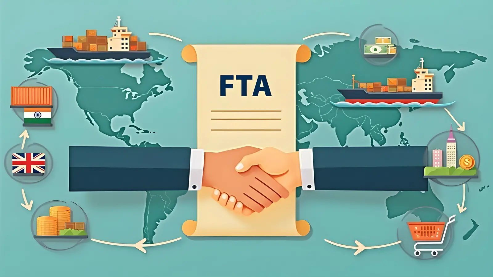 India-UK Free Trade Pact to Catalyse Export Growth and Economic Uplift: S&P Global Analysis