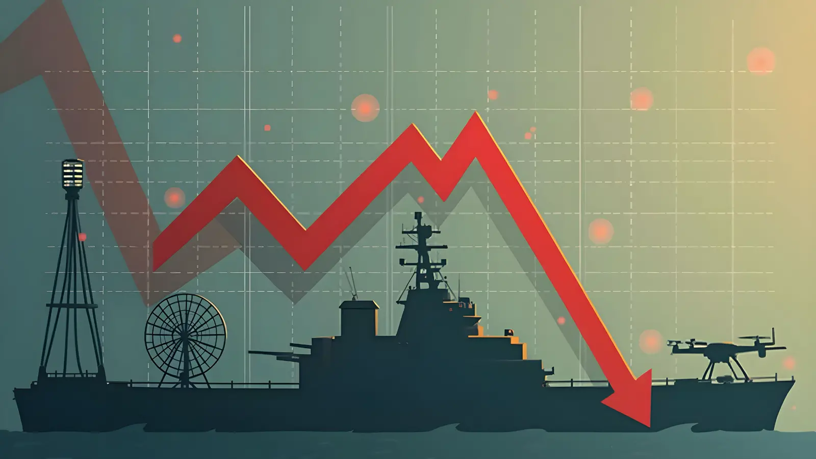 NIFTY India Defence Index Slides 1.1% to 8,842; 13 Stocks Decline Amid Broader Sector Weakness