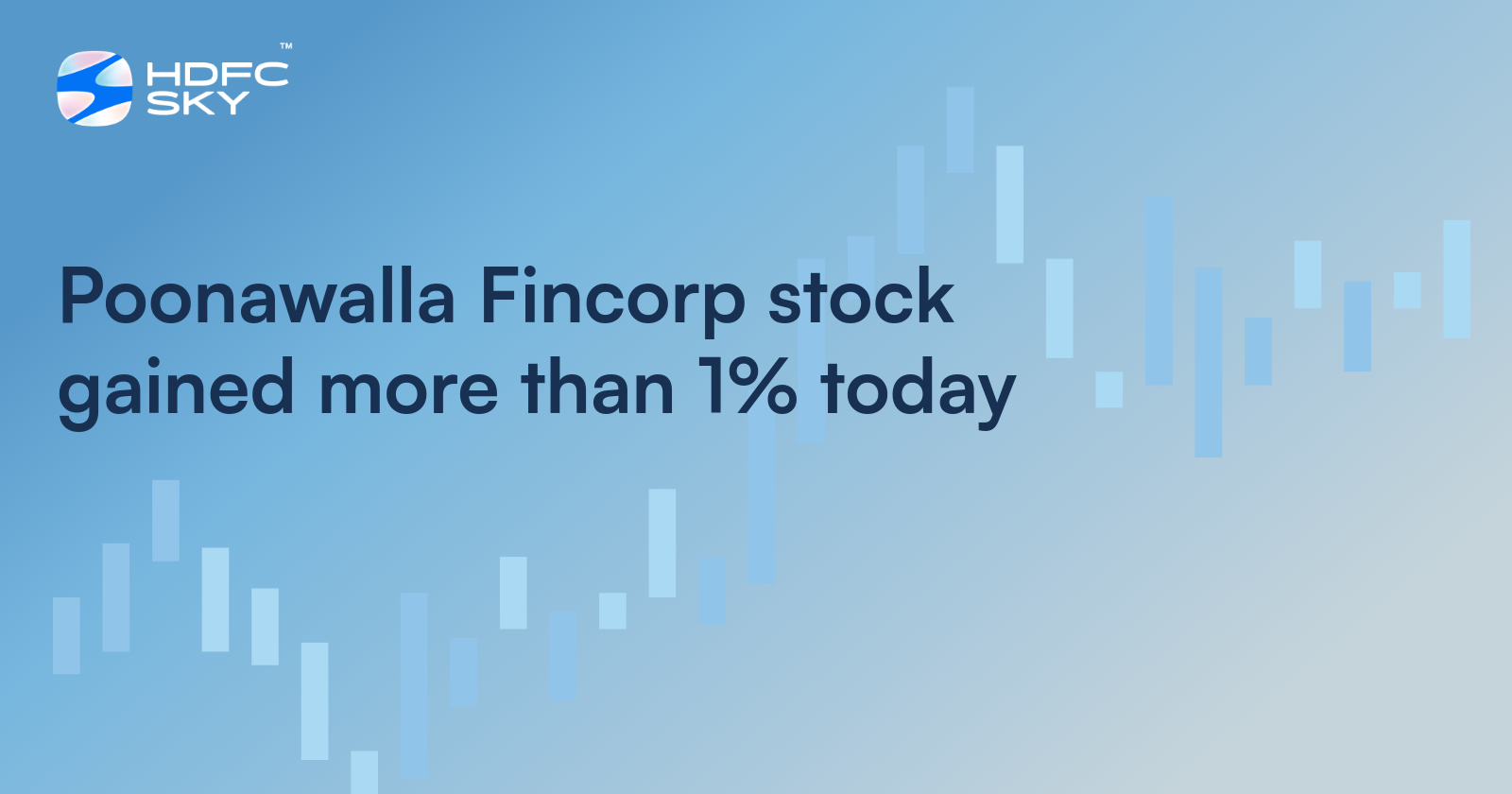 Poonawalla Fincorp Stock Gained More Than 1% Today