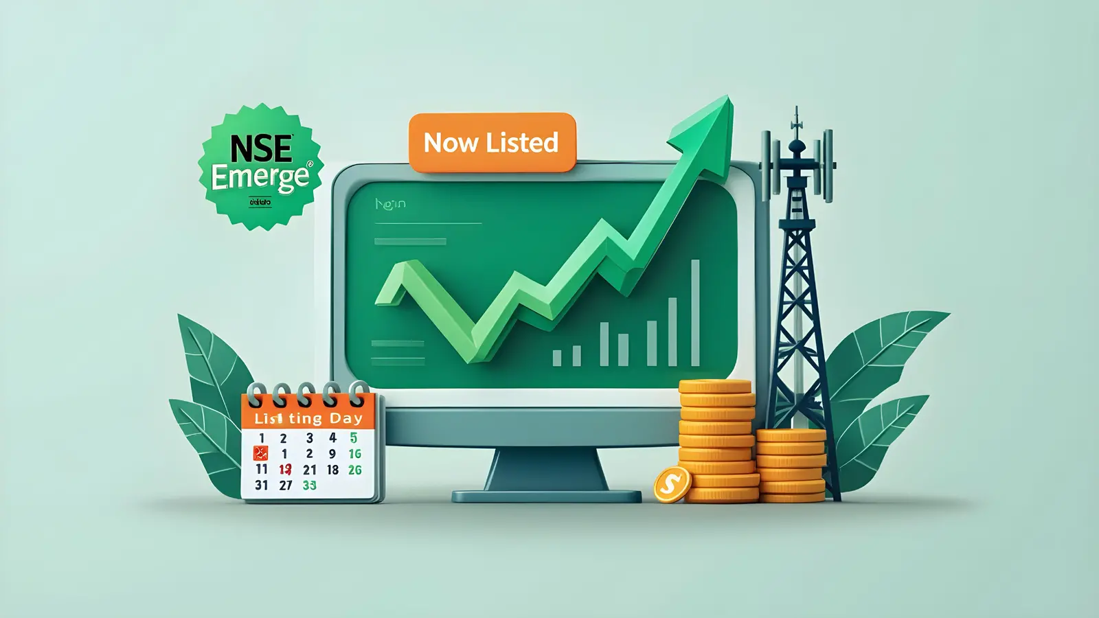 Rama Telecom Lists at ₹72 on NSE Emerge, Gains 5.88% on Debut Day