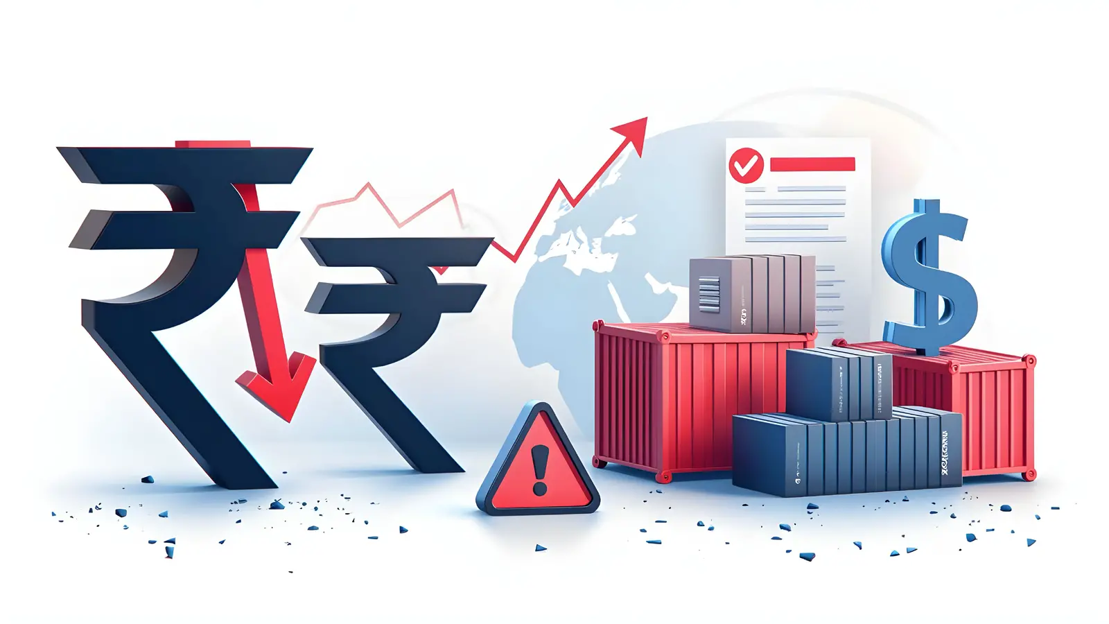Rupee Drops to 85.89 vs Dollar as Trump’s Tariff Threats Rattle Markets