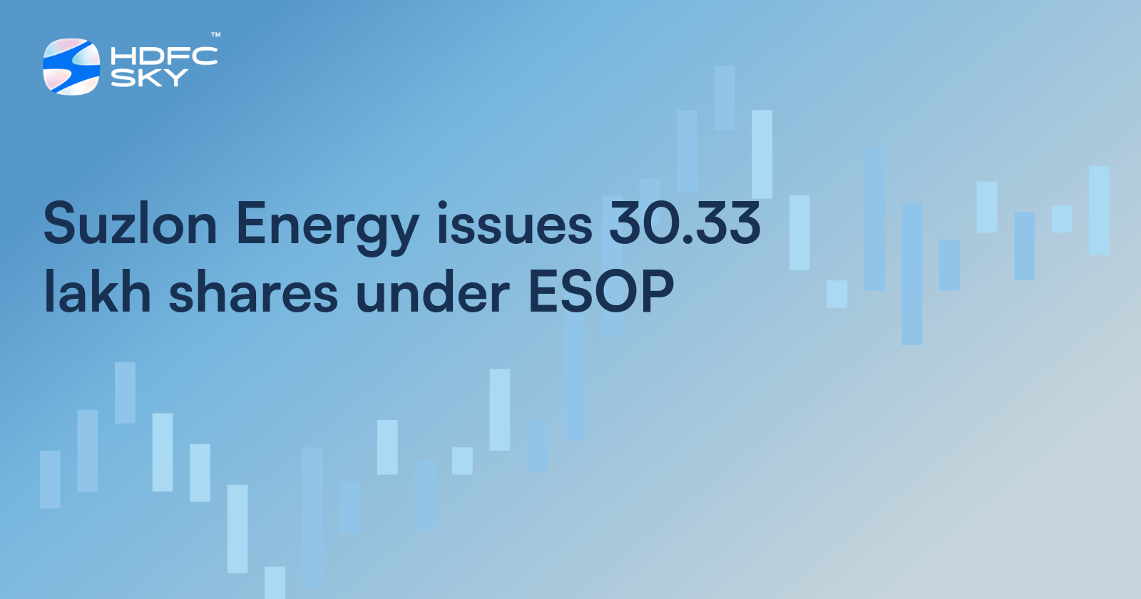 Suzlon Energy Issues 30.33 Lakh Shares Under ESOP