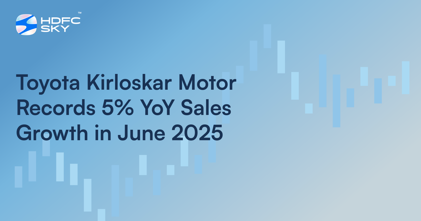 Toyota Kirloskar Motor Records 5% YoY Sales Growth in June 2025