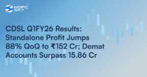 CDSL Q1FY26 Results: Standalone Profit Jumps 88% QoQ to ₹152 Cr; Demat Accounts Surpass 15.86 Cr