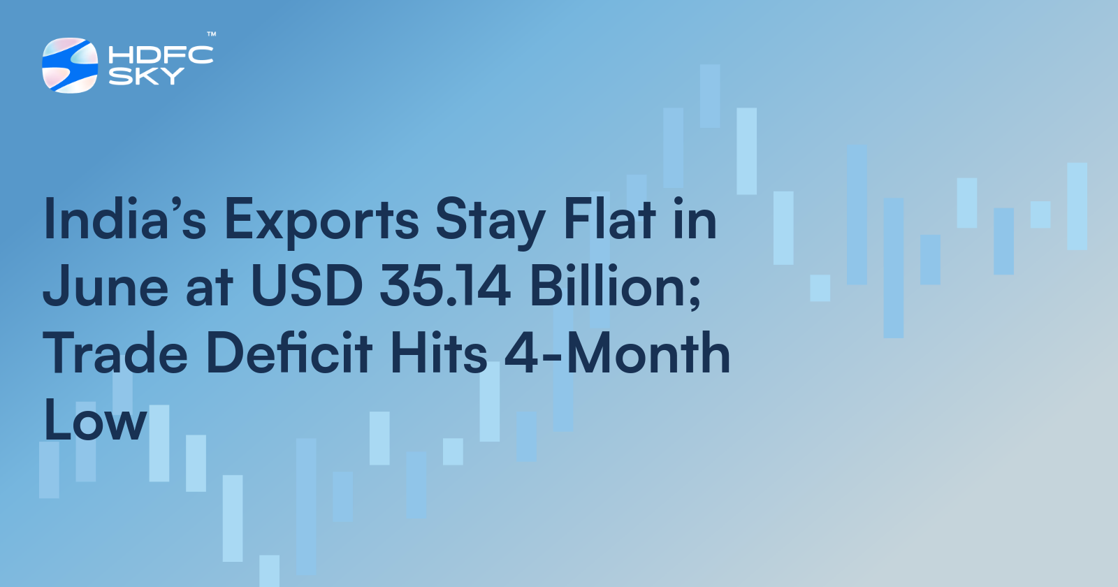 India’s Merchandise Exports Remain Flat in June at USD 35.14 Billion; Trade Deficit Hits Four-Month Low