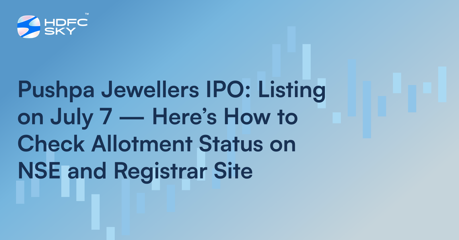 Pushpa Jewellers IPO: Listing on July 7: Here’s How to Check Allotment Status on NSE and Registrar Site