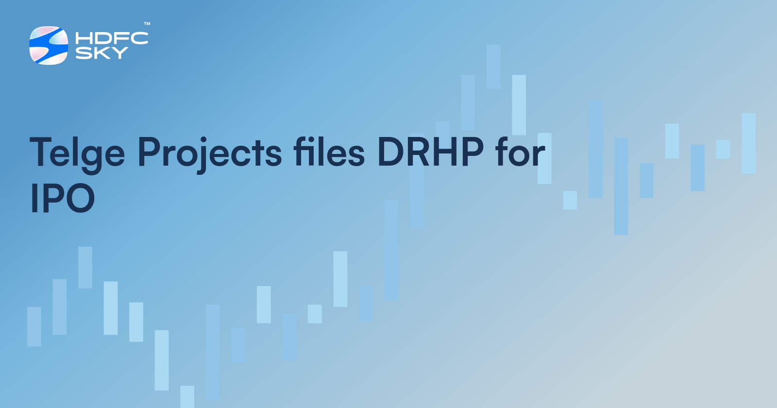 Telge Projects Files DRHP for IPO