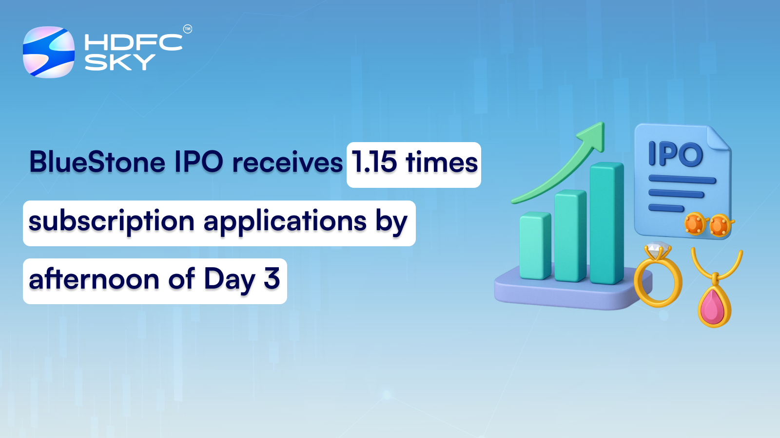 BlueStone IPO receives 1.15 times subscription applications by afternoon of Day 3