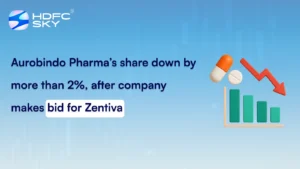 Aurobindo Pharma’s share down by more than 2%, after company makes bid for Zentiva