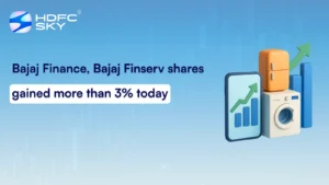 Bajaj Finance, Bajaj Finserv shares gained more than 3% today