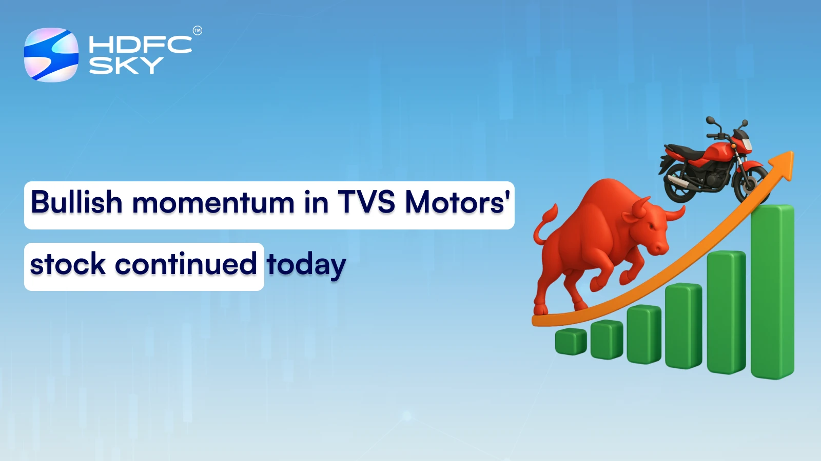 Bullish Momentum in TVS Motors’ Stock Continued Today