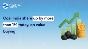 Coal India share up by more than 1% today, on value buying