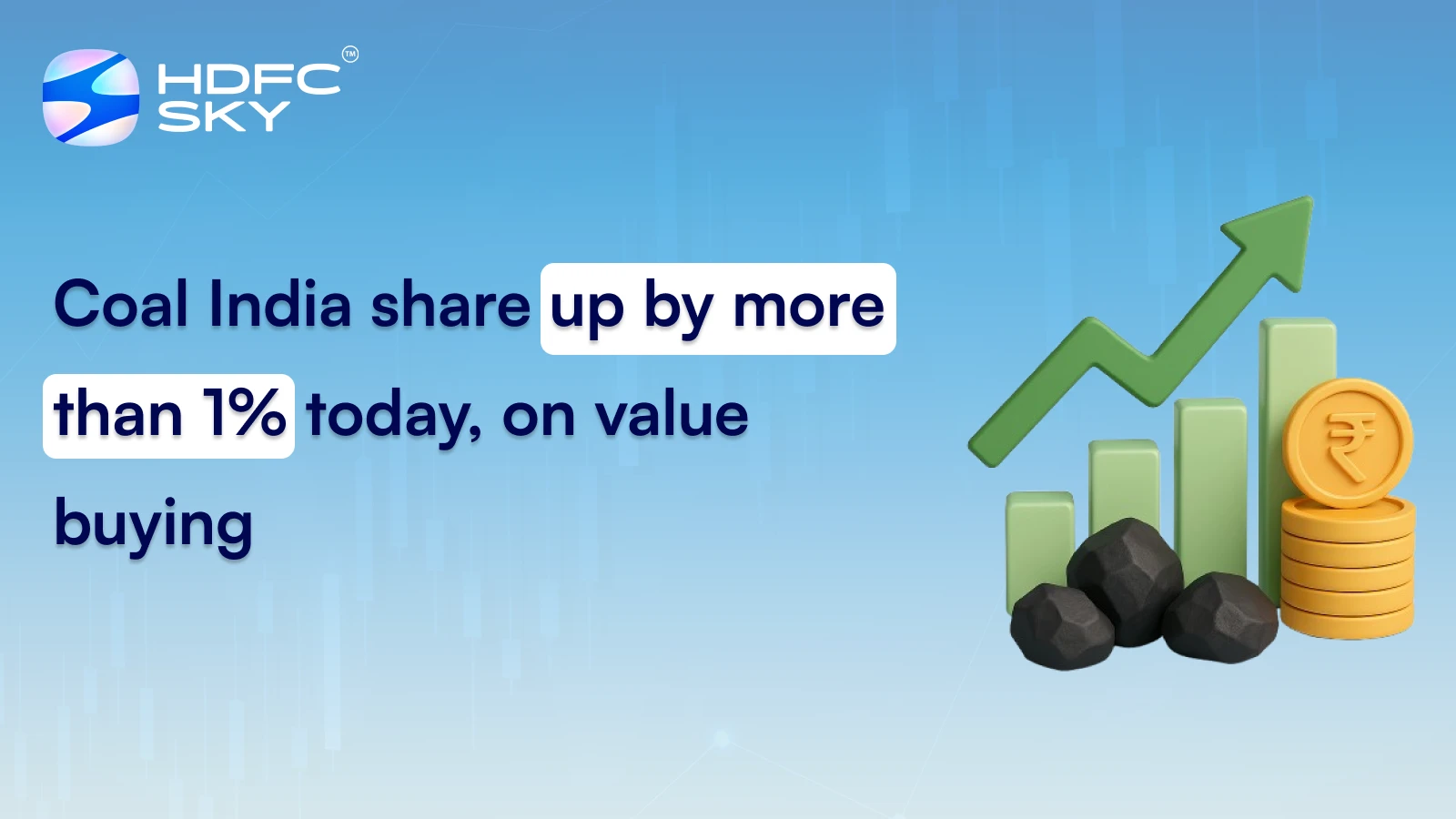 Coal India share up by more than 1% today, on value buying