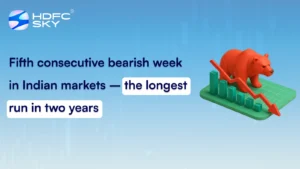 Fifth consecutive bearish week in Indian markets – the longest run in two years