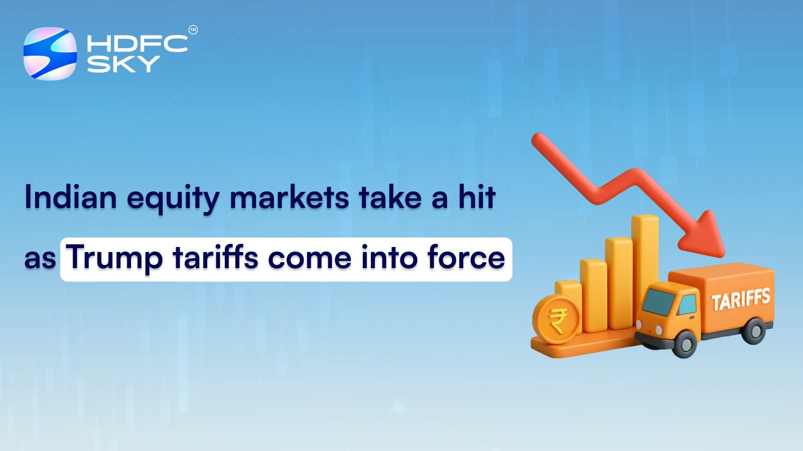 Indian equity markets take a hit as Trump tariffs come into force