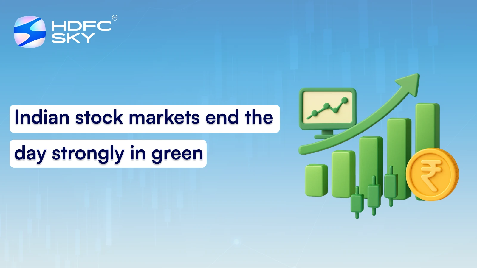 Indian markets end the day strongly in green; Adani Enterprises top gainer; Hero Motors top loser