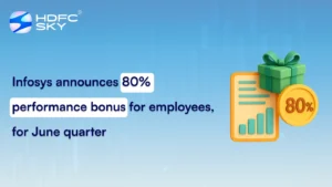 Infosys announces 80% performance bonus for employees, for June quarter