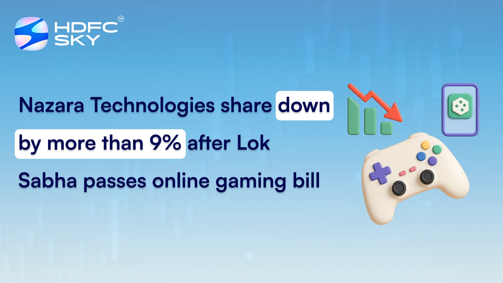 Nazara Technologies share down by more than 9% after Lok Sabha passes online gaming bill