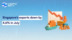 Singapore’s exports down by 4.6% in July