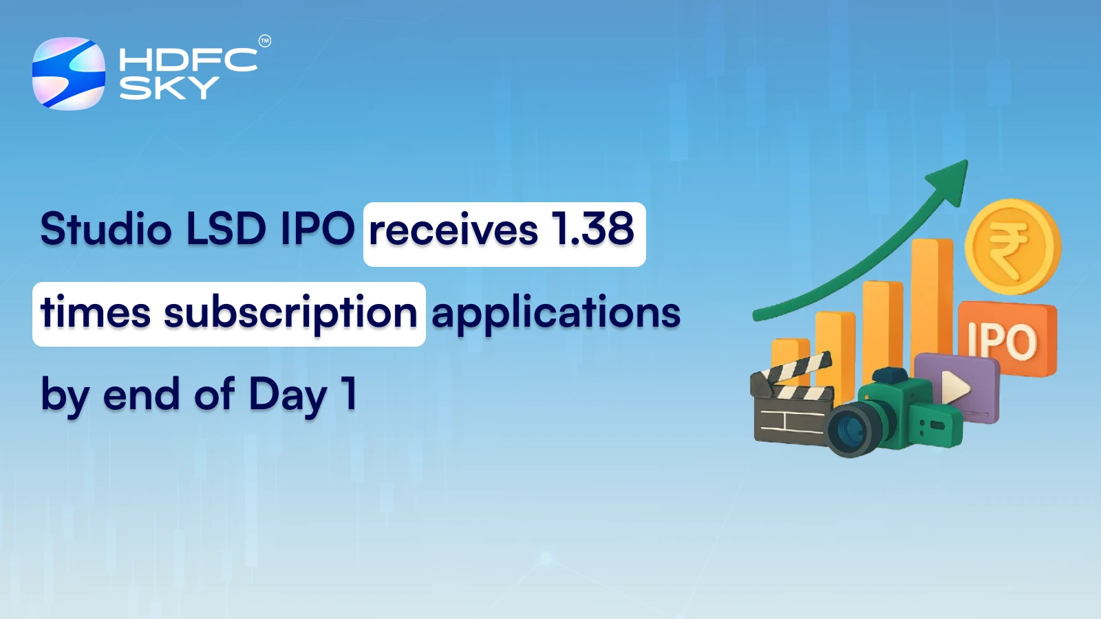 Studio LSD IPO receives 1.38 times subscription applications by end of Day 1