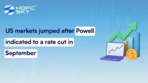 US markets jumped after Powell indicated to a rate cut in September